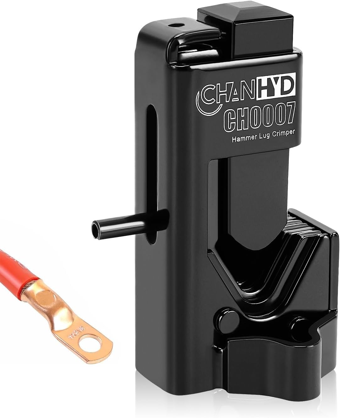 Hammer Lug Crimper Tool for 8 AWG to 3/0 AWG Battery & Welding Cables, Heavy-Dut