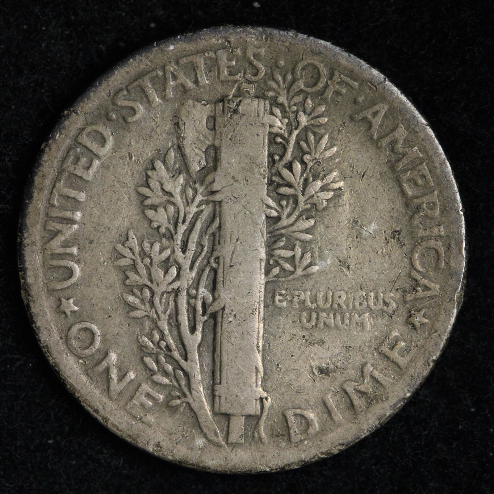 1920 Mercury Silver Dime CHOICE VF E312 SN