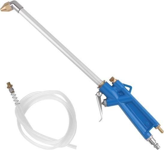 Air Engine Cleaning Gun with 3.93Ft Hose, Elbow Pneumatic Siphon Spray Gun for C