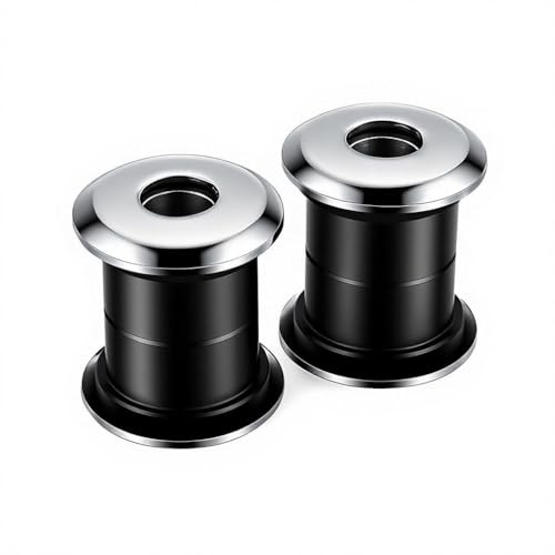 Motorcycle Handlebar Riser Bushings Kit 2 Pack Polyurethane Dampers With Metal