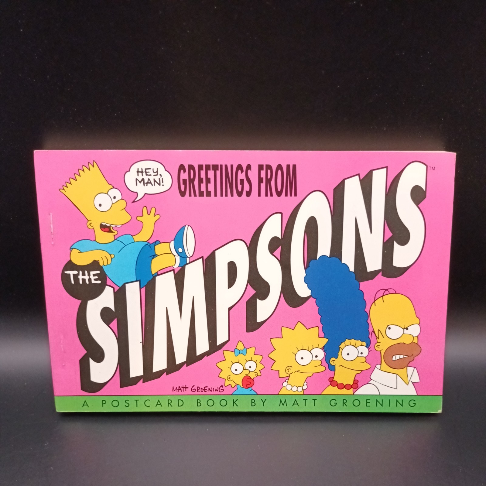 Greetings From The Simpsons 32 Postcards. 1st Print Edition 1990