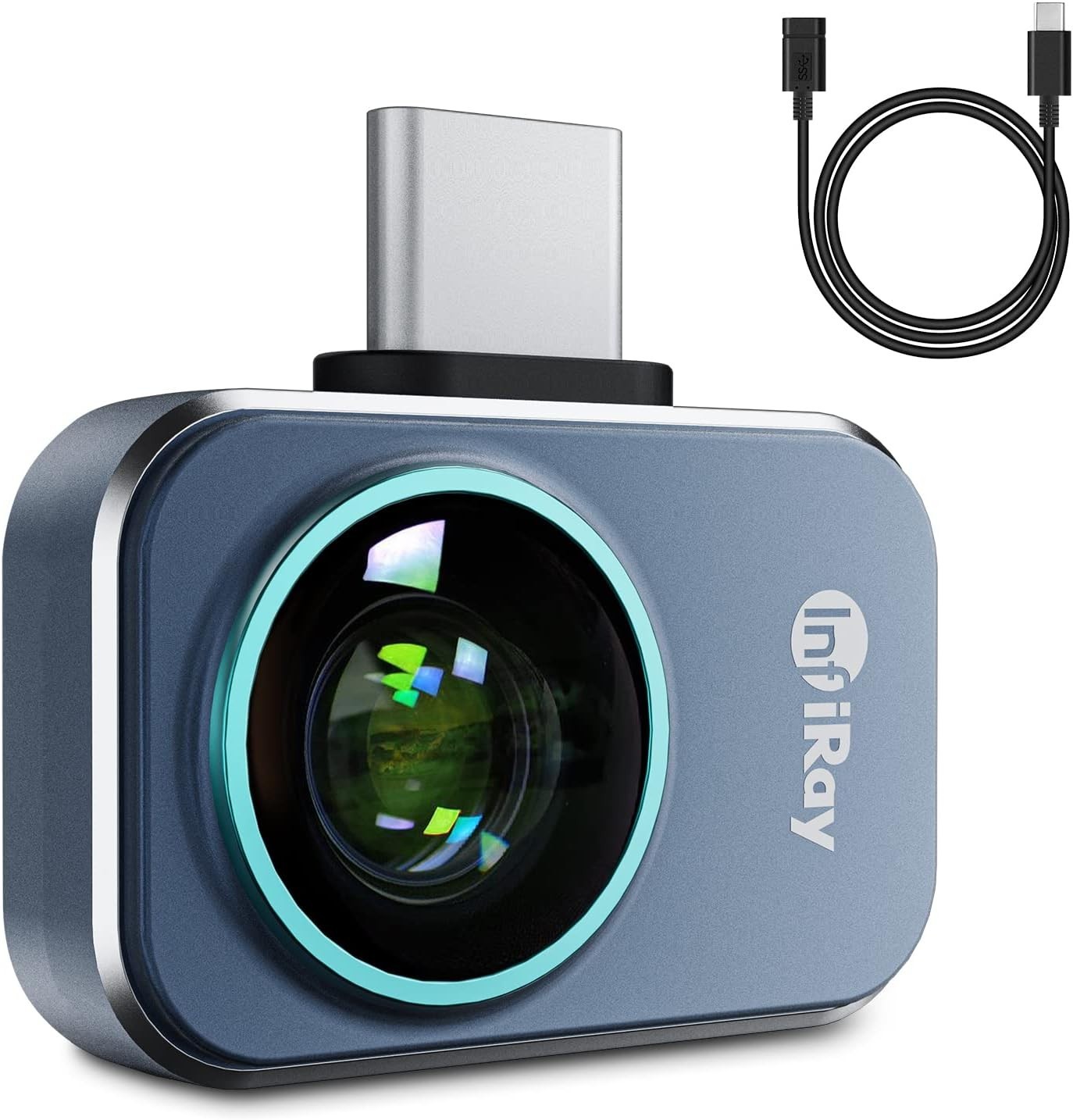 Thermal Camera Android Infiray P2 Pro with 50cm Adapter Cable, 256x192 IR Hig...