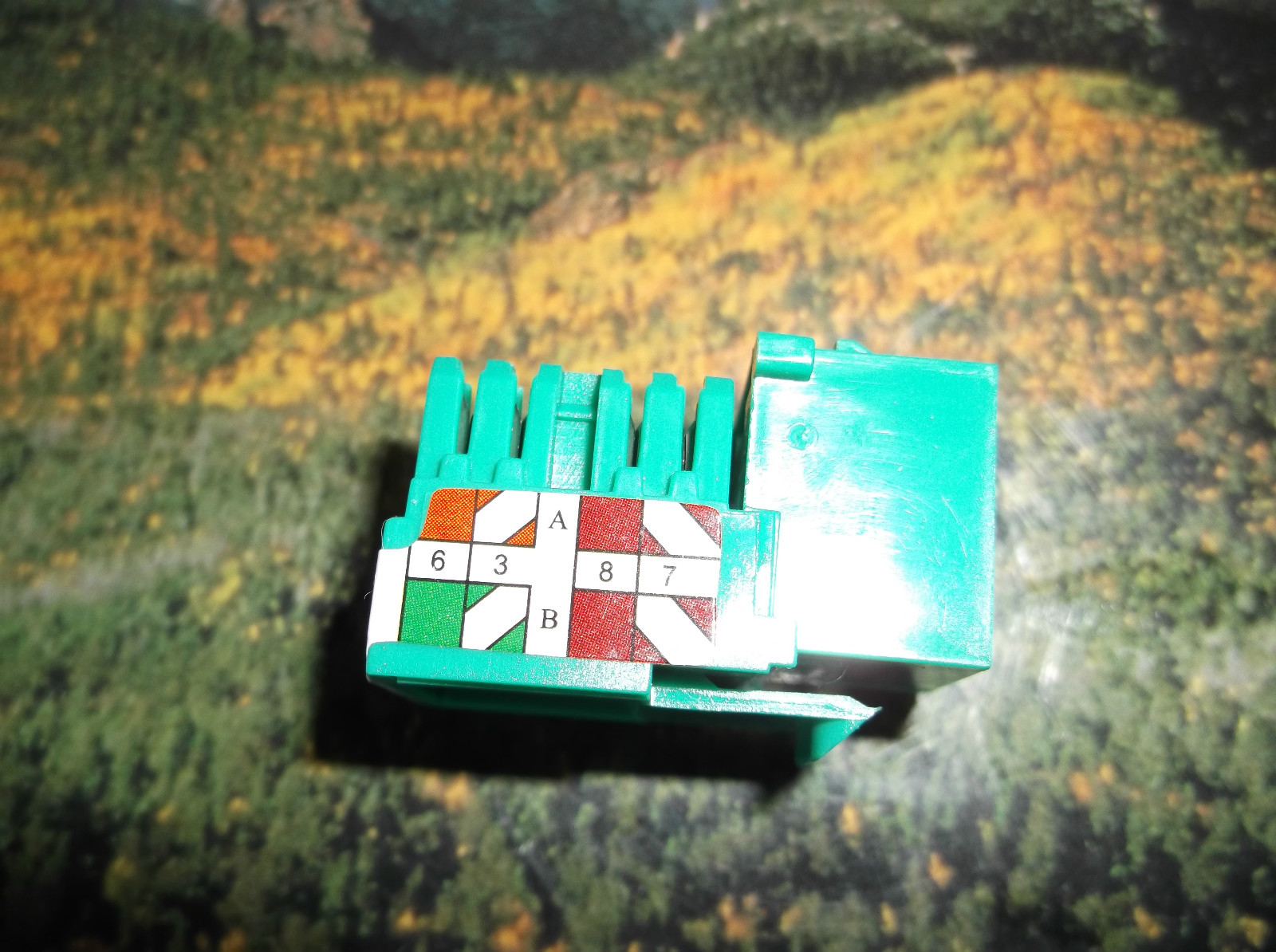 Cat6 Keystone Jacks in Green 15 Pcs Pack US Same Day Shipping