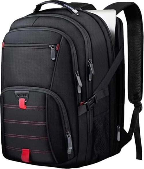 Extra Large Backpack, 18.4 Inch Travel Laptop Backpacks for 18.4 inch Black