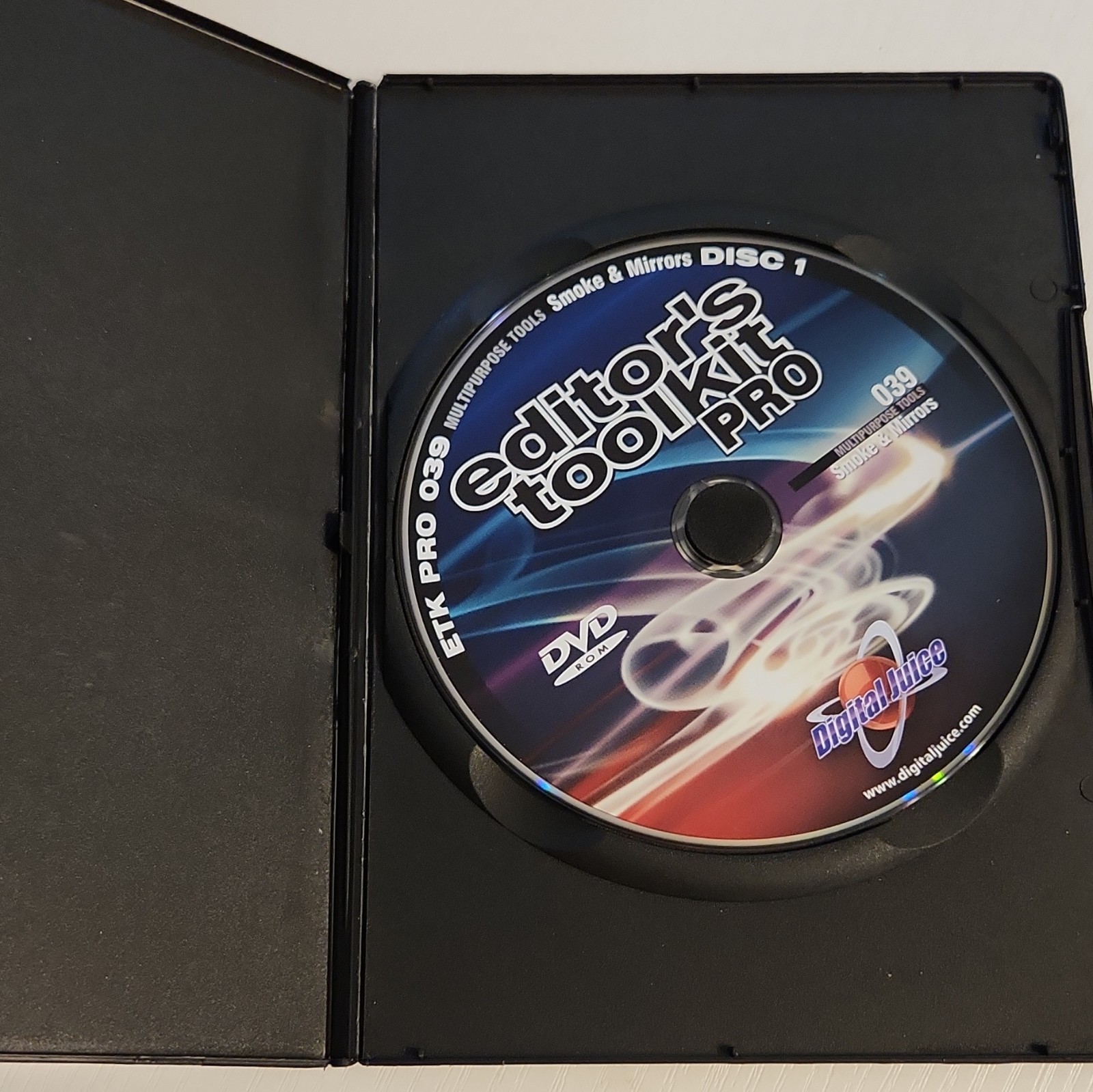 Digital Juice Editor's Toolkit Pro 039 Smoke & Mirrors Multimedia Tools DVD