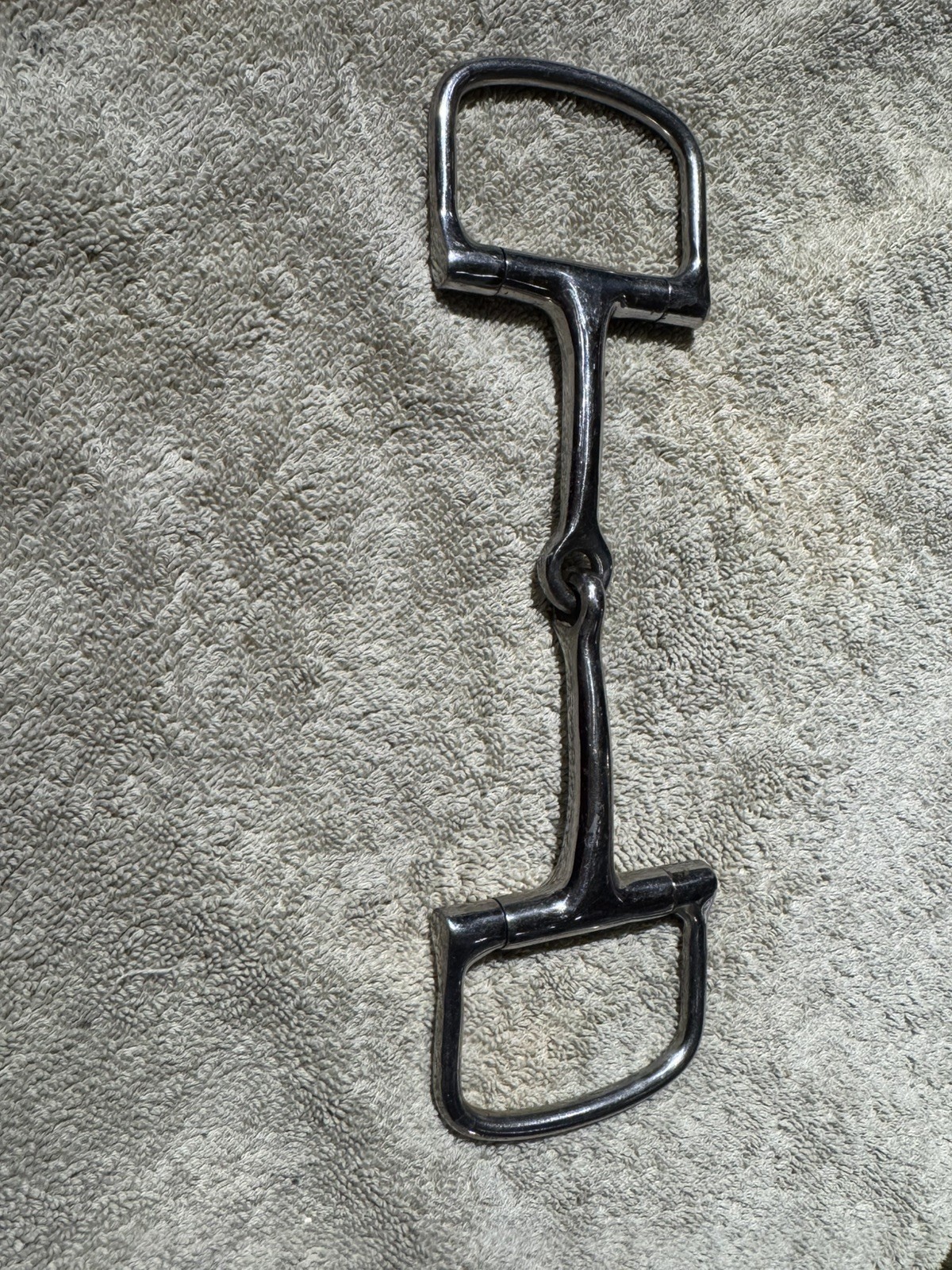 Korsteel Stainless Steel Jointed D-Ring Snaffle