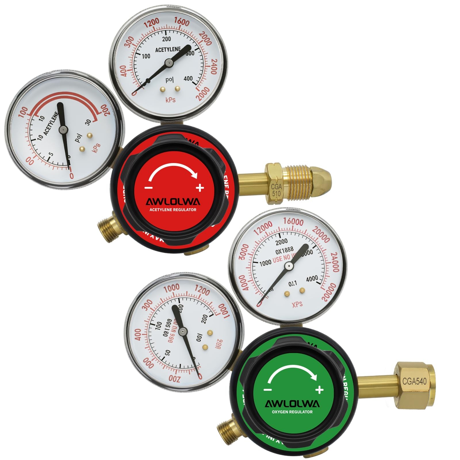 Medium Duty Oxygen & Acetylene Regulators，B Size
