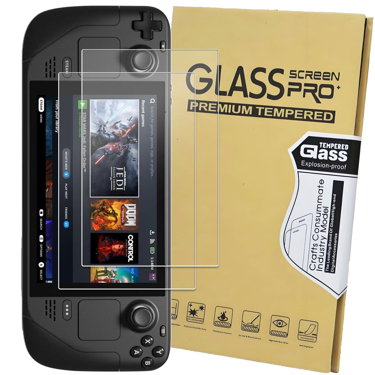 KEANBOLL (2-Pack) Tempered Glass Screen Protector Designed for Ultra Clear