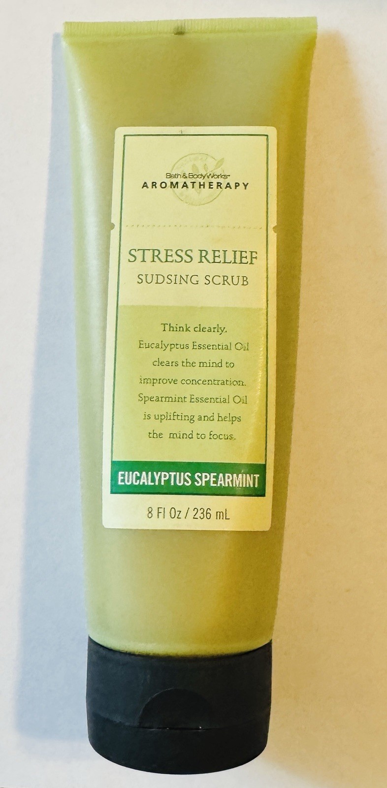 Bath & Body Works Aromatherapy Sudsing Scrub eucalyptus spearmint skin scrub HTF