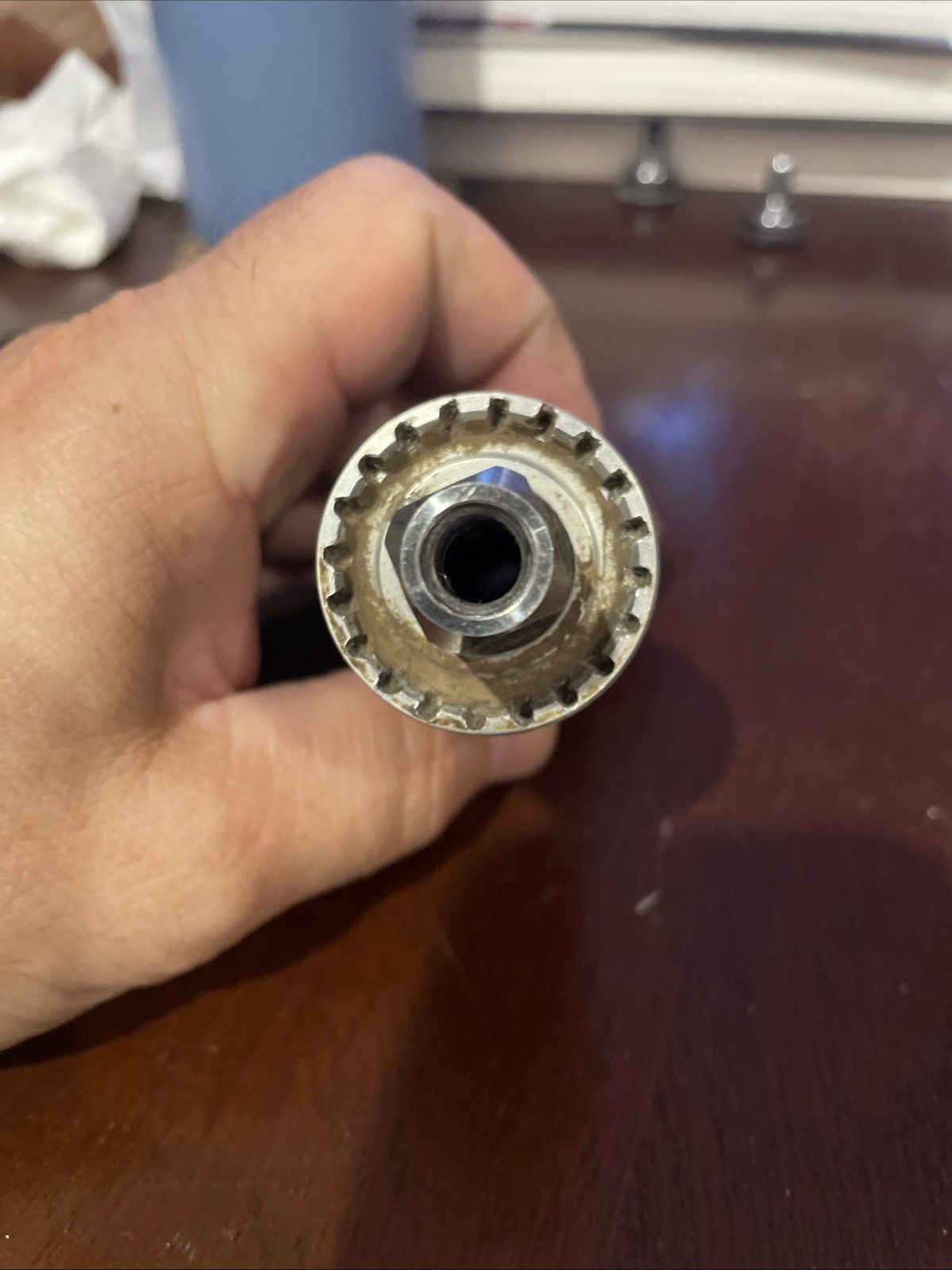 World Class Titanium Bottom Bracket English Threads 115mm spindle