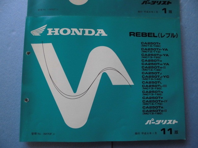 REBEL 2 volumes Workshop Manual