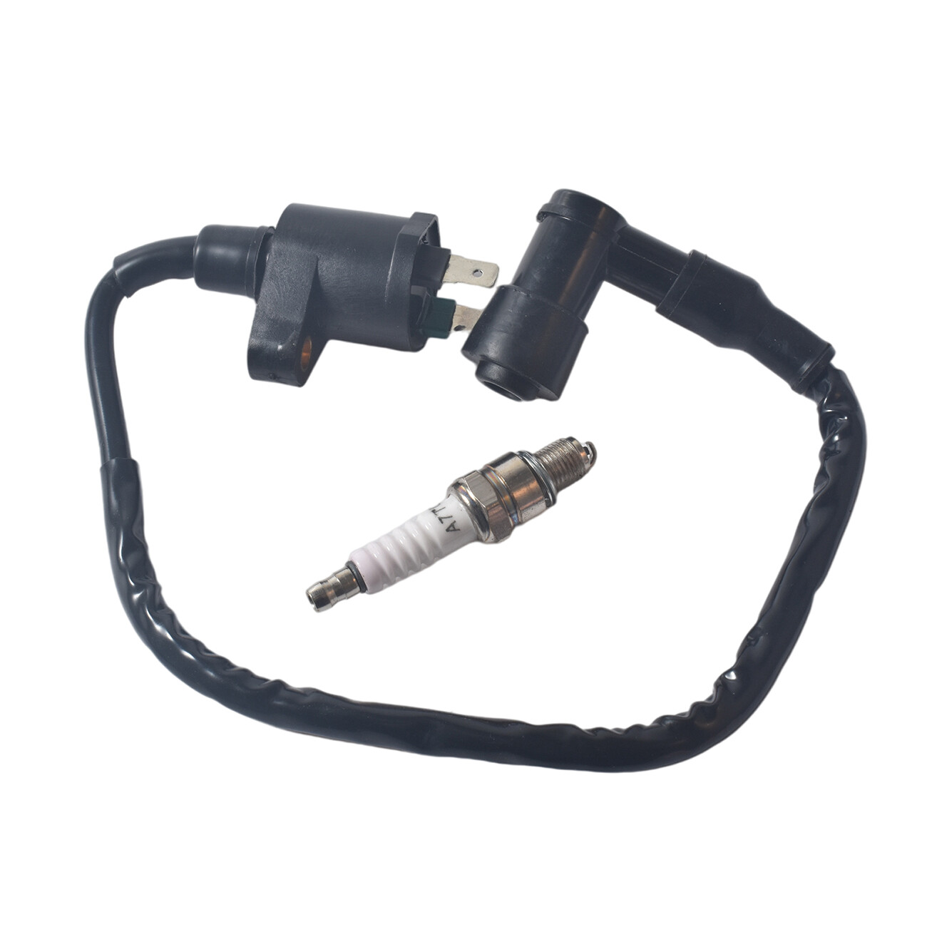 Replace Ignition Coil Spark Plug For GY6 50-150cc Scooter Moped ATV Go-Kart