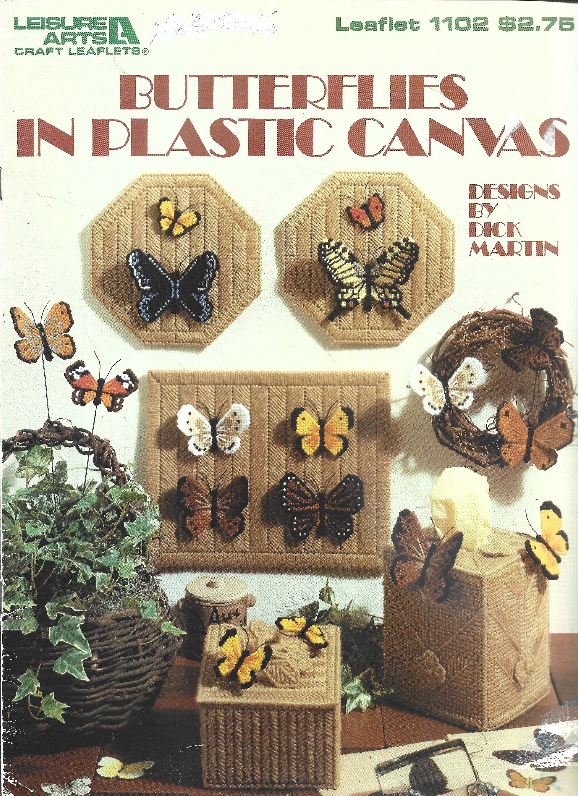 Bunches of Baskets Plastic Canvas Pattern Kount On Kappie Book 122