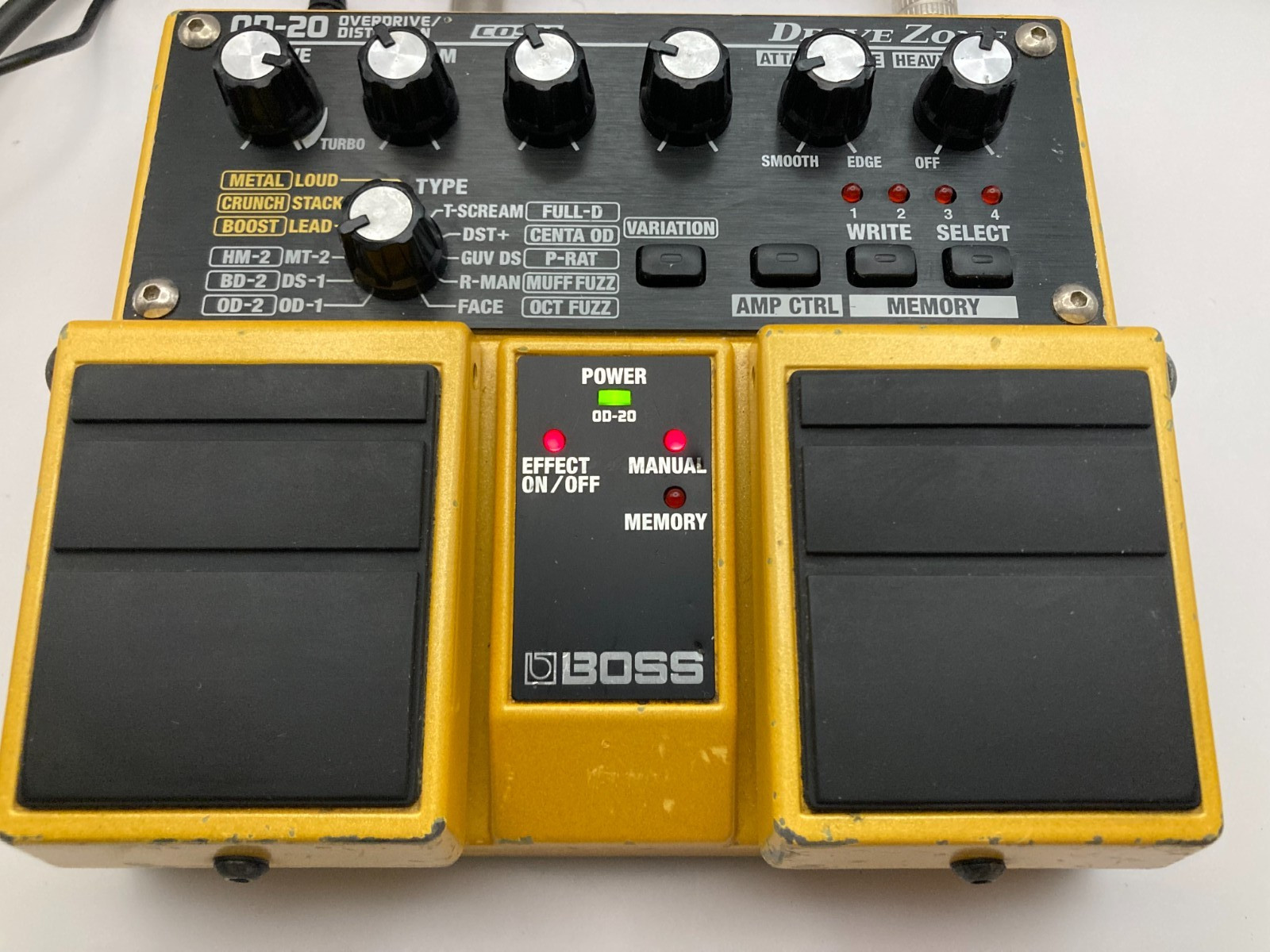 Boss OD-20 Distortion Guitar Effect Pedal Tested Work from Japan