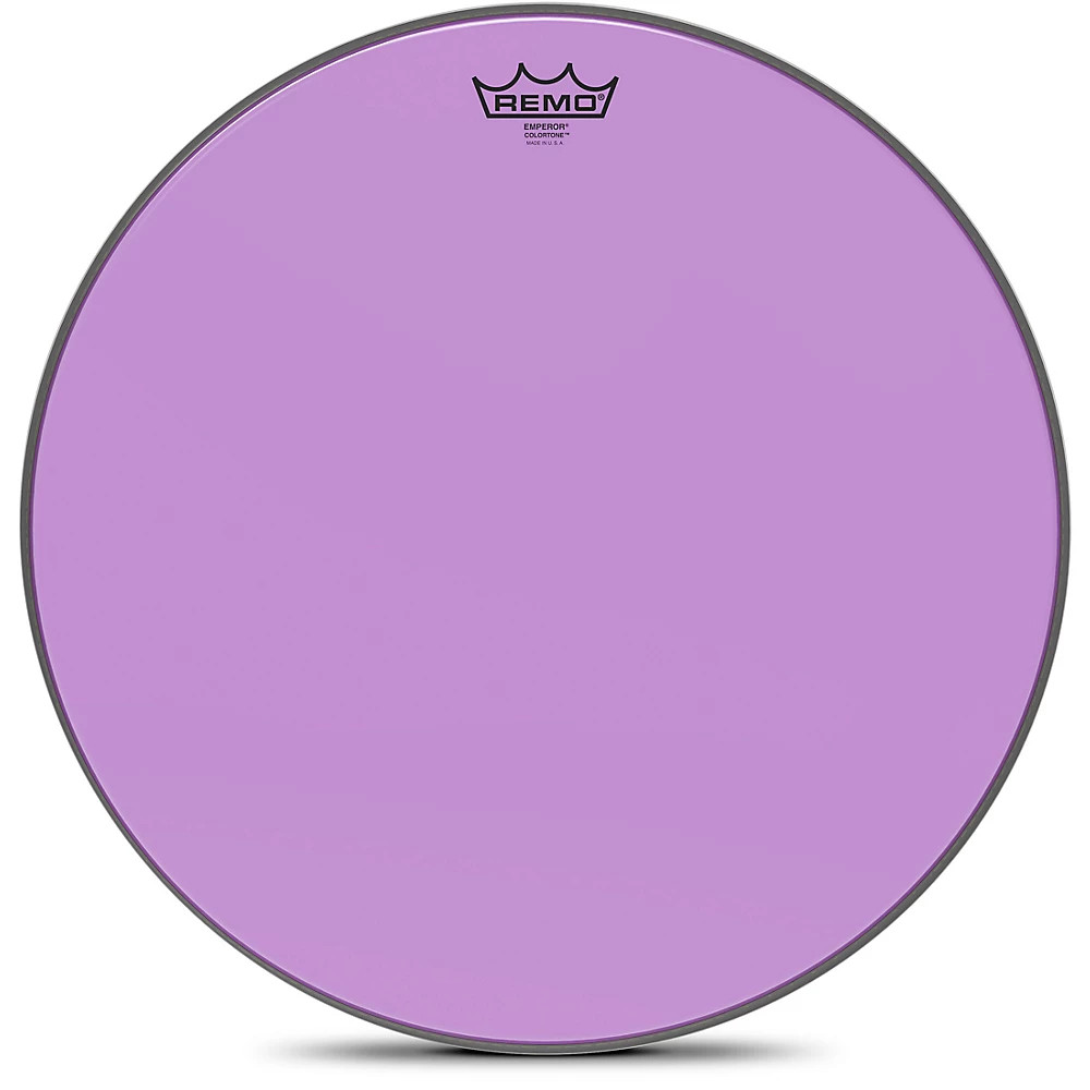 Remo Emperor Colortone Purple Drum Head 18 in.