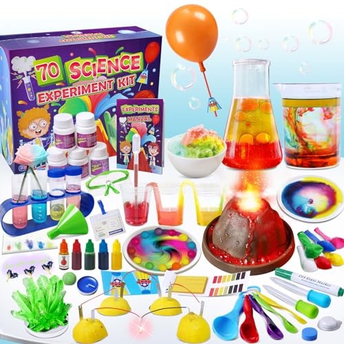 70 Lab Experiments Science Kits for Kids Science kit with 70 experiments
