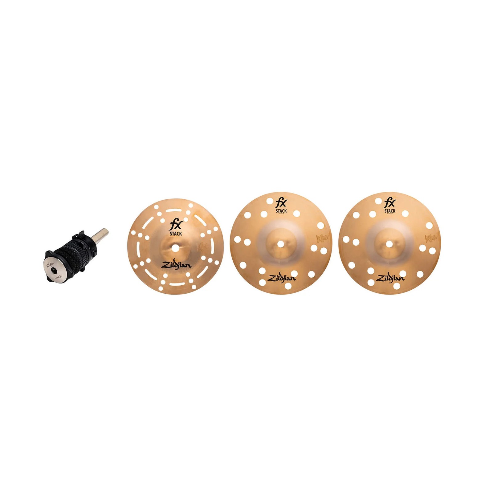 Zildjian FX Stack 3-Cymbal Stack, 2x10" & 1x9"