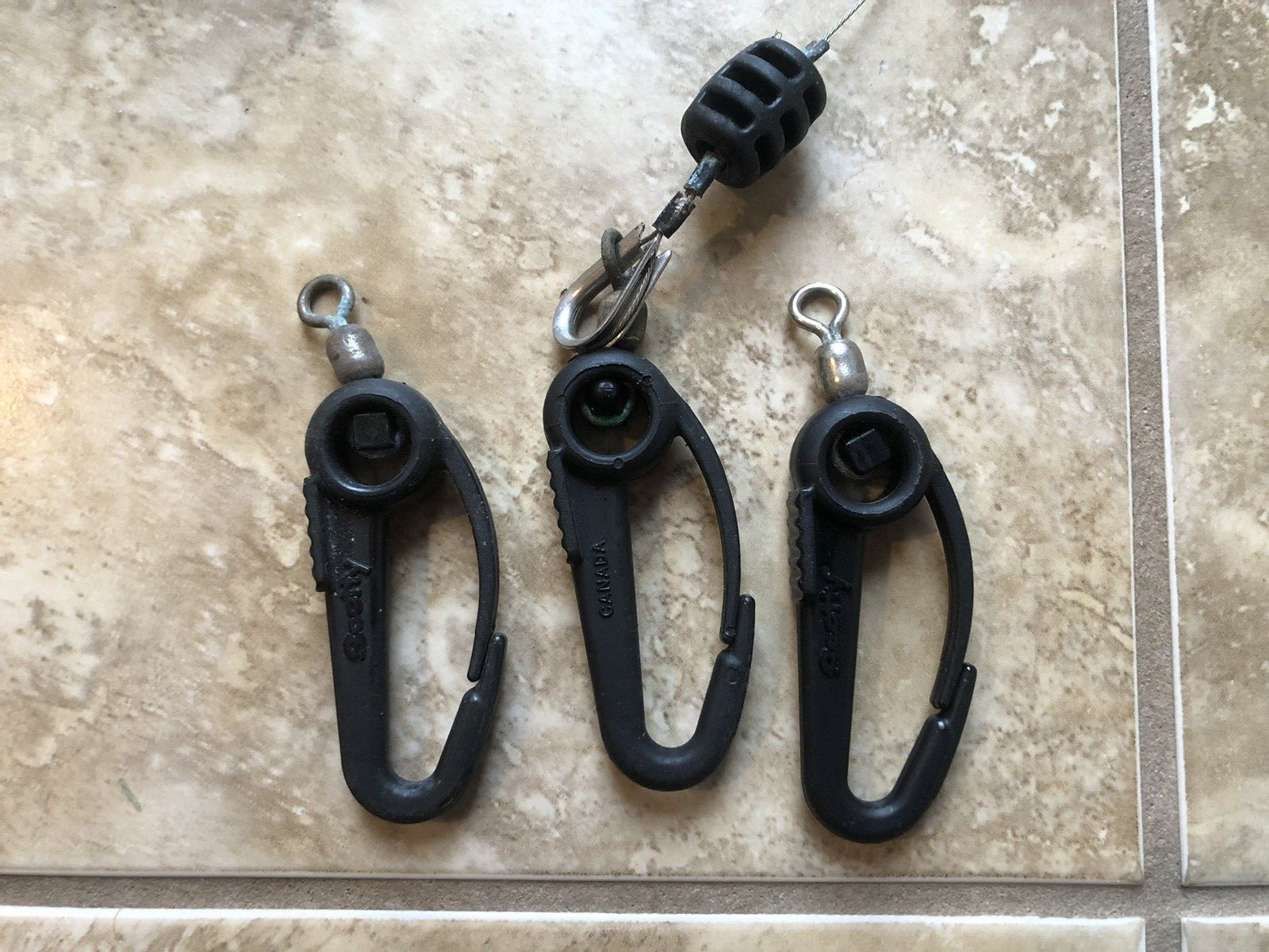 Lot of 3 Scotty Downrigger  PARTS - Cable terminators - terminator clips