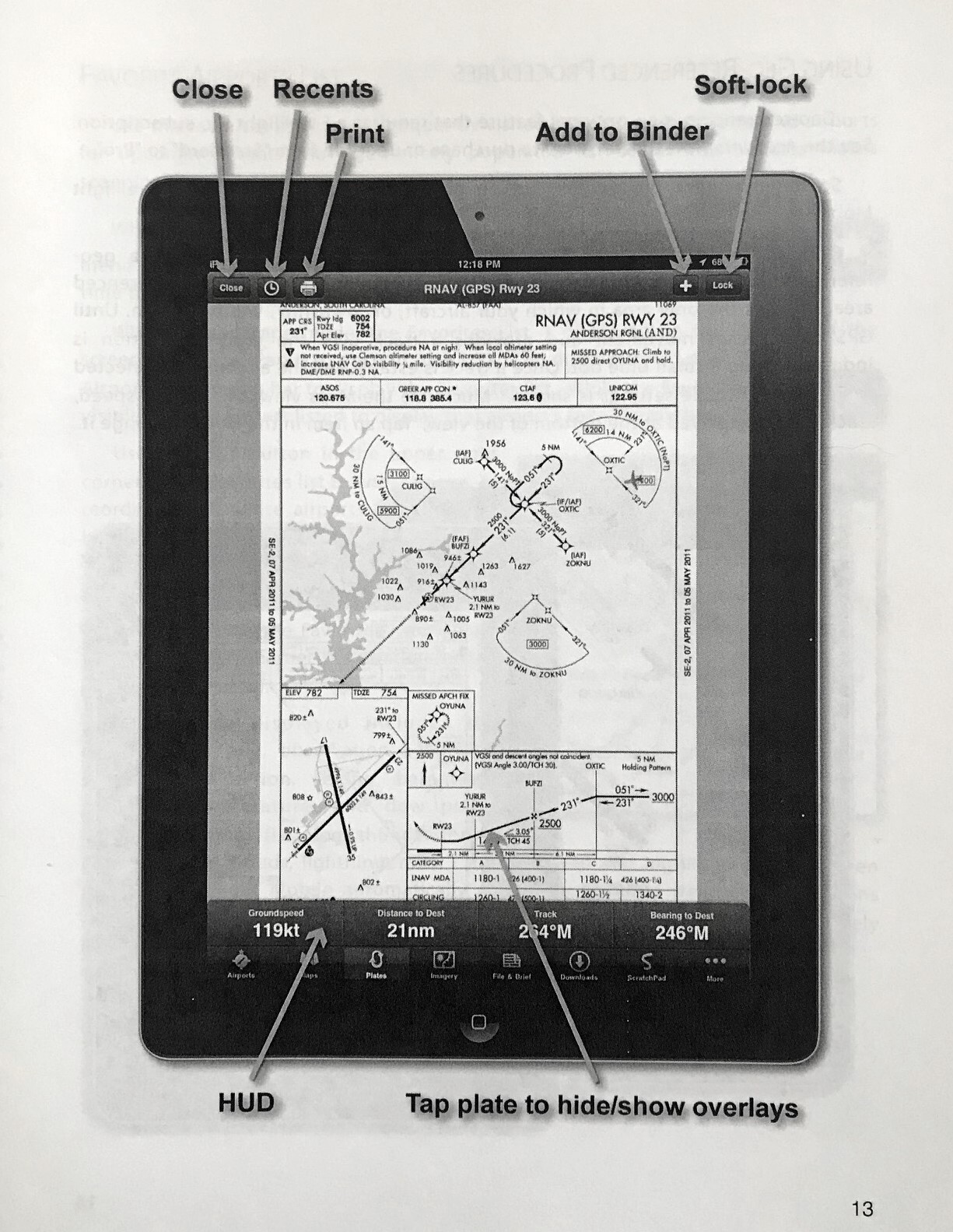 Pilot's Guide to ForeFlight Mobile, 8th edition, v4.2 on iPad