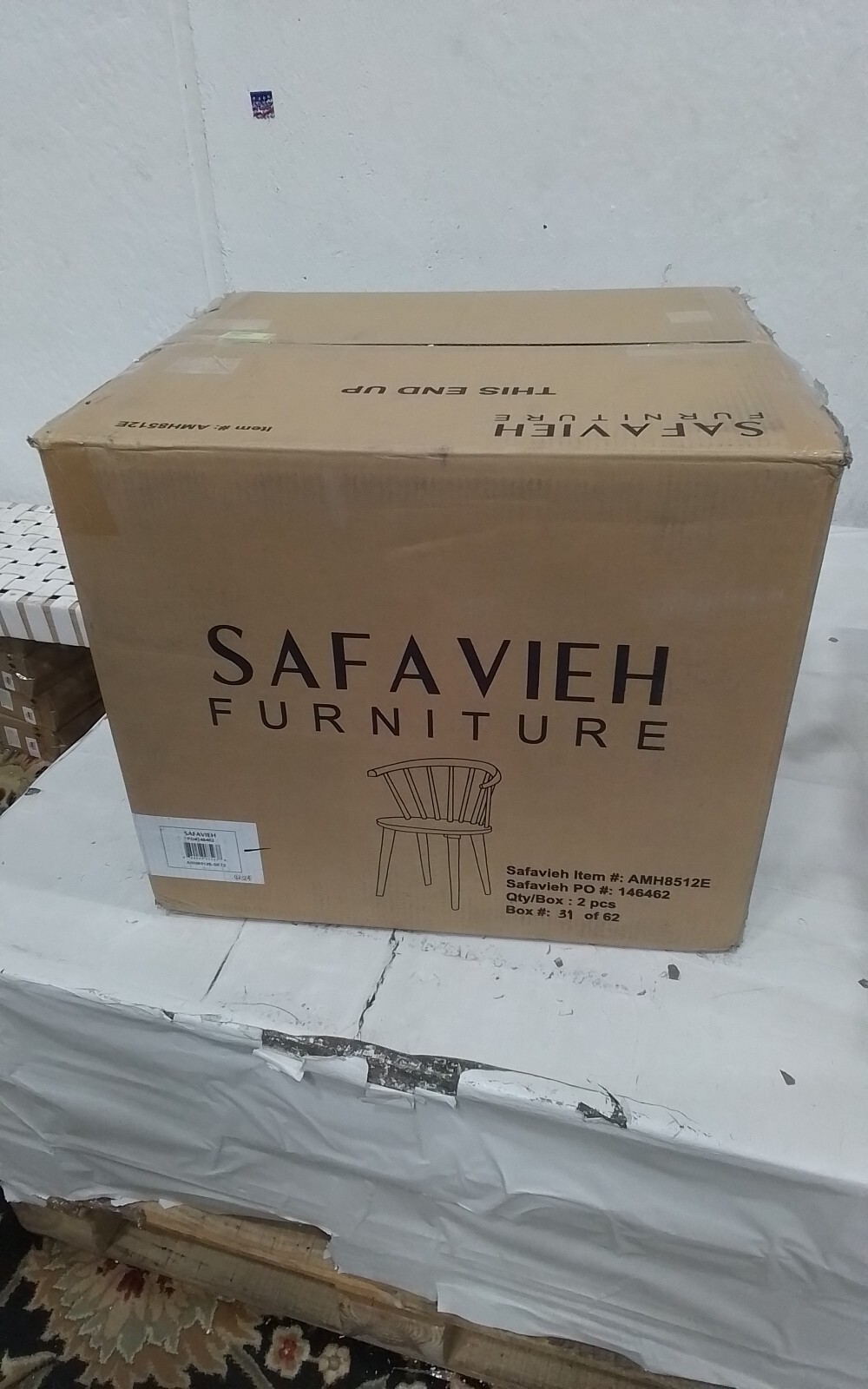 Safavieh BLANCHARD SIDE CHAIR, Reduced Price 2172749349 AMH8512E