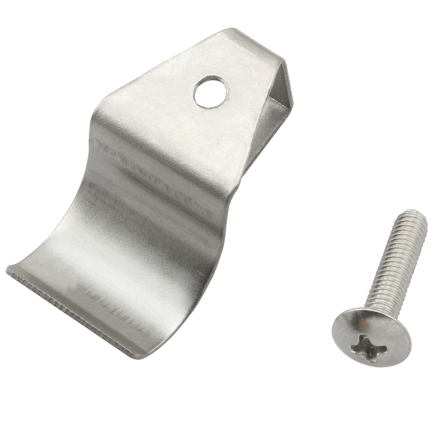 TAODAN 4PCS Vinyl Siding Clips Hooks No-Hole Needed Silver
