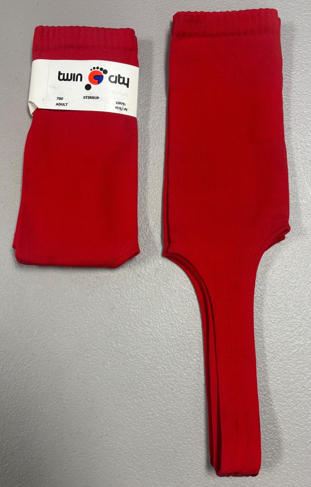 New Set Of 3 Pair Of Twin City(TCK) PRO Stirrups, Red, Adult Large, Model 700,