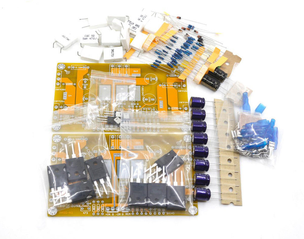 HIFI PASS A3 Single-ended Class A power amplifier kit 30W+30W AMP ( 2 channel)