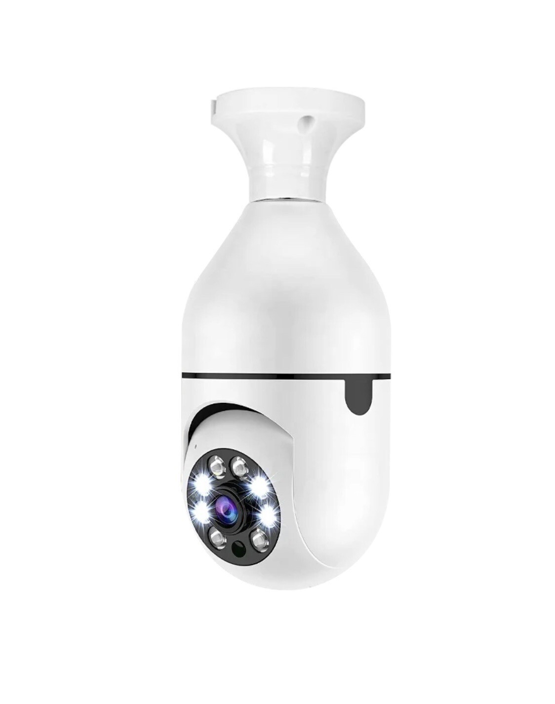 Light Socket Panorama Camera 1080P HD Security Camera with Motion Detection
