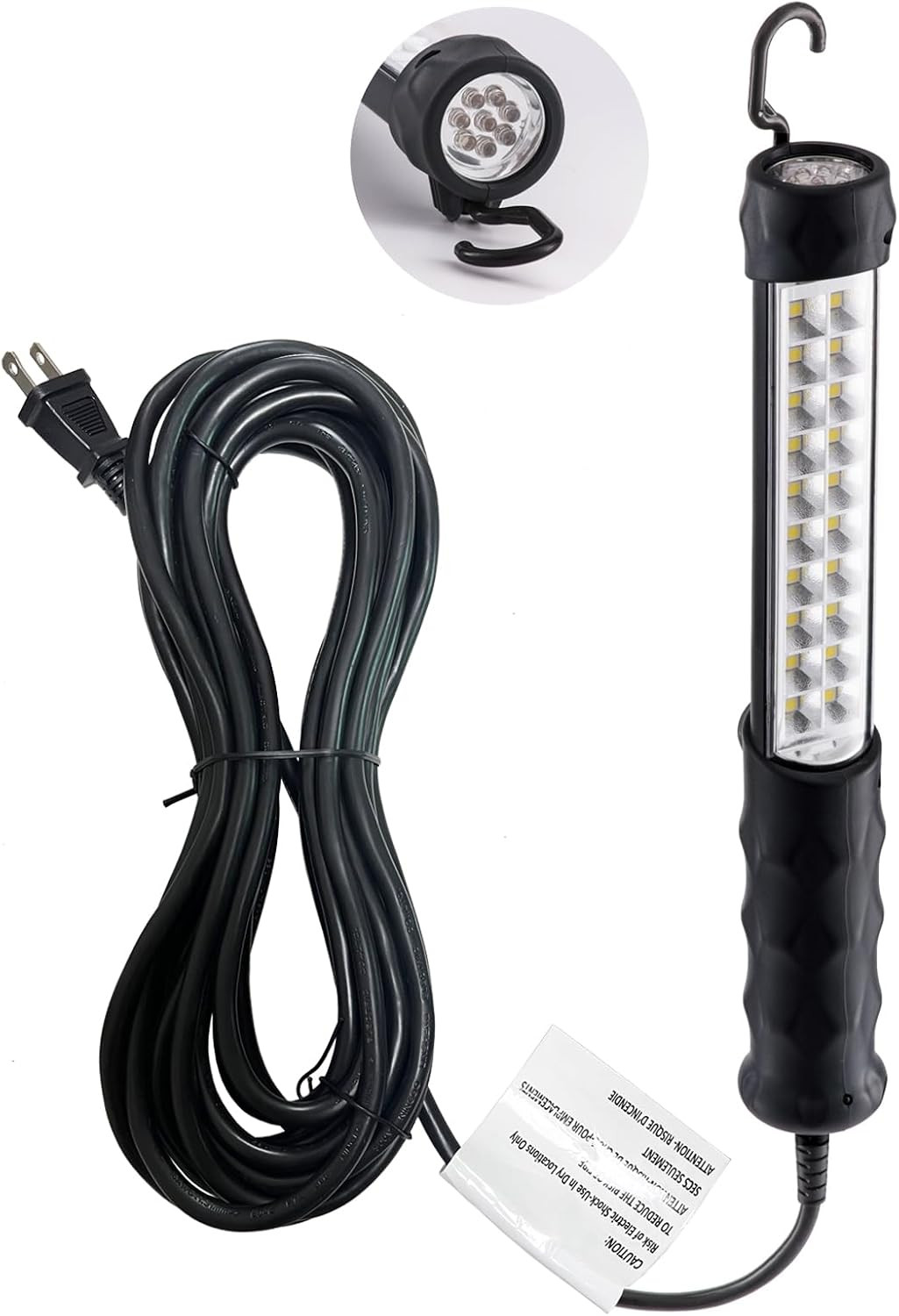 LED Trouble Light with Corded, Drop Lights Automotive with Magnet, Swivel Hook