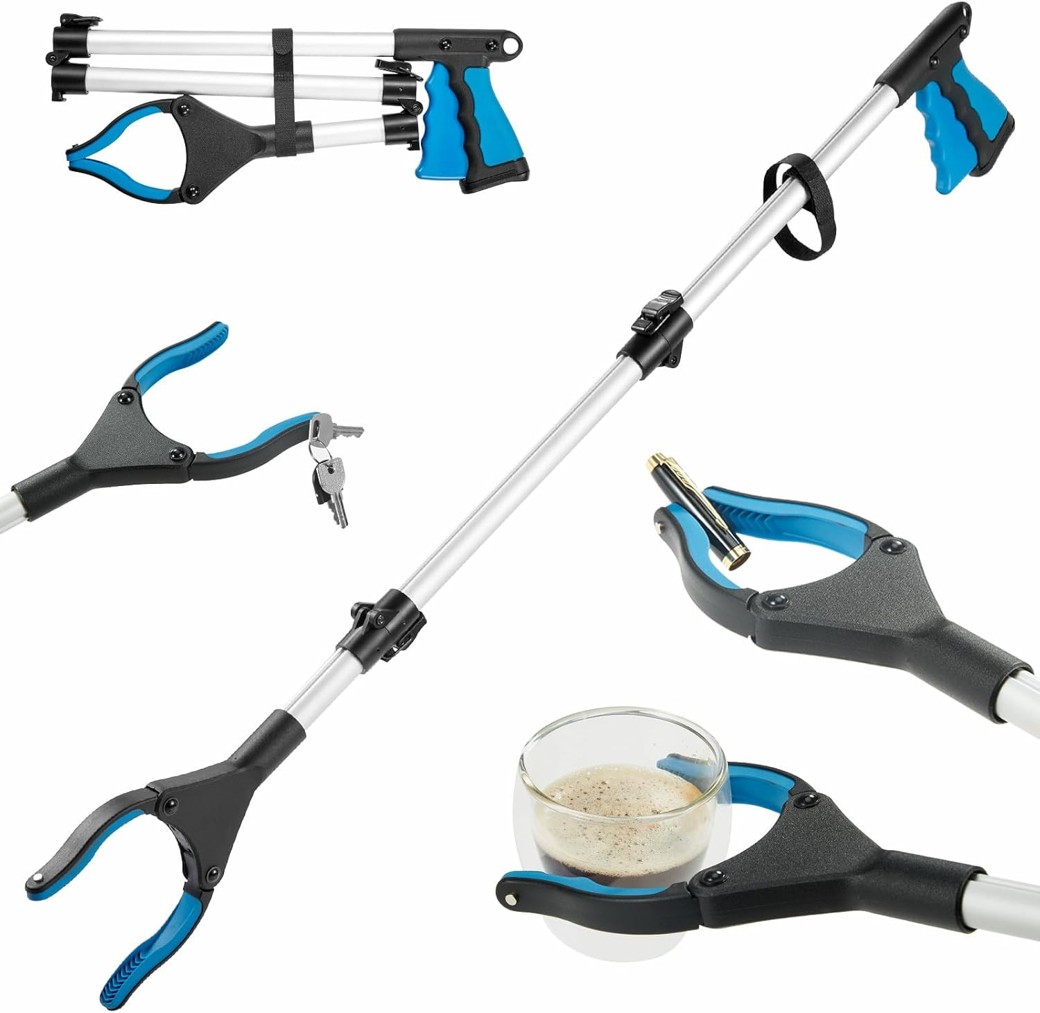 NEW 36Inch Grabber Reacher Tool, Grabbers for Seniors, Trash Picker Upper Grabbe