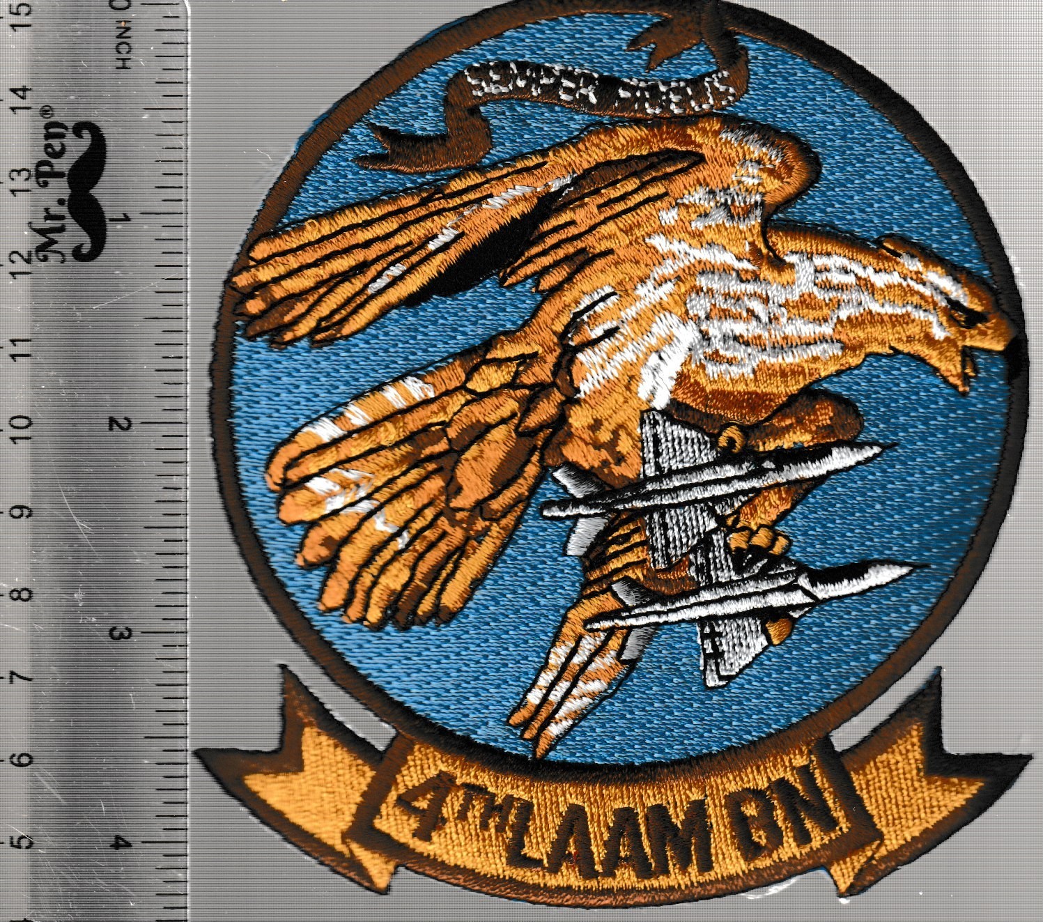 4th Light Anti-Aircraft Missile (LAAM) Battalion 1960 design jacket patch