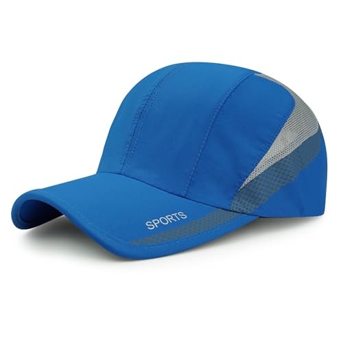 Outdoor Sun Visor Hats Lightweight Waterproof Breathable One Size 02-sky Blue