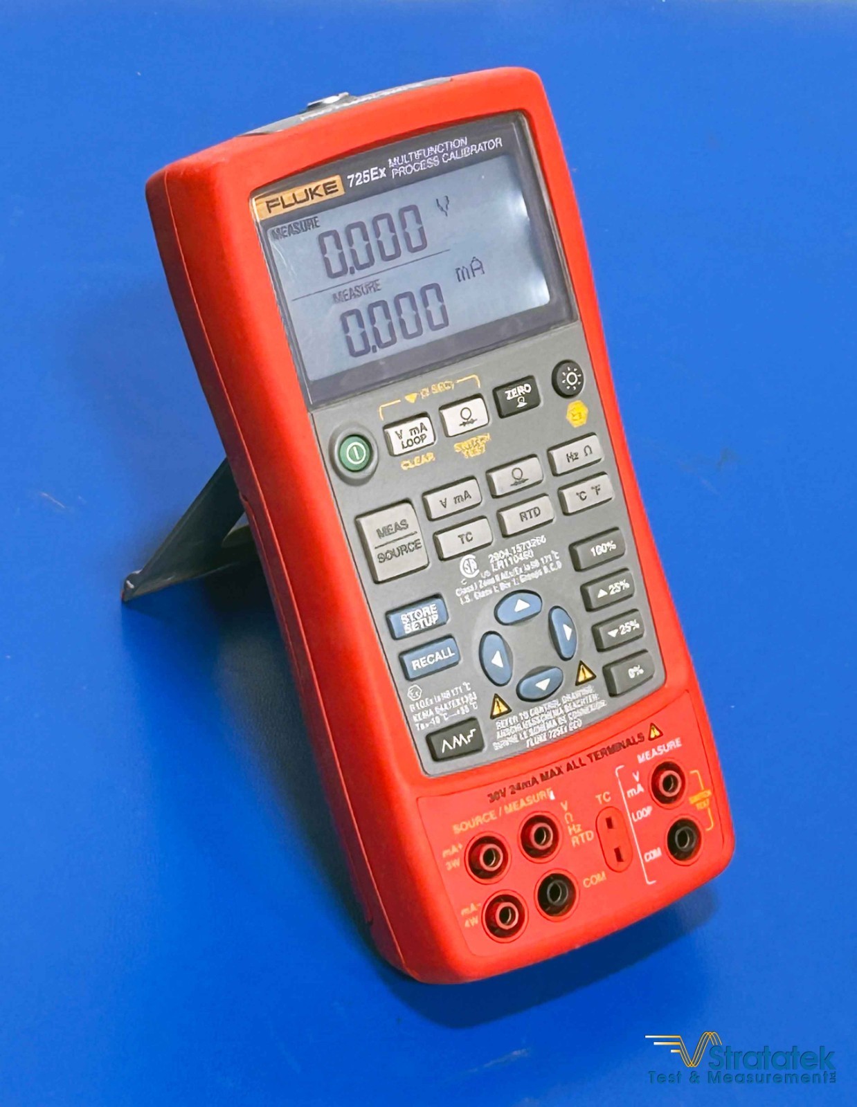 Fluke 725Ex Multifunction Process Calibrator Intrinsically Safe NIST Calibrated
