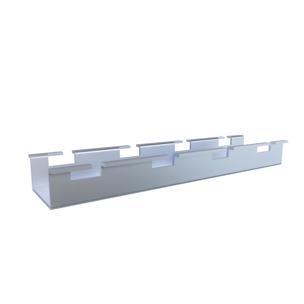 NavePoint Electro Zinc Plated 8" Ceiling Hanging Bar - 4 Pack