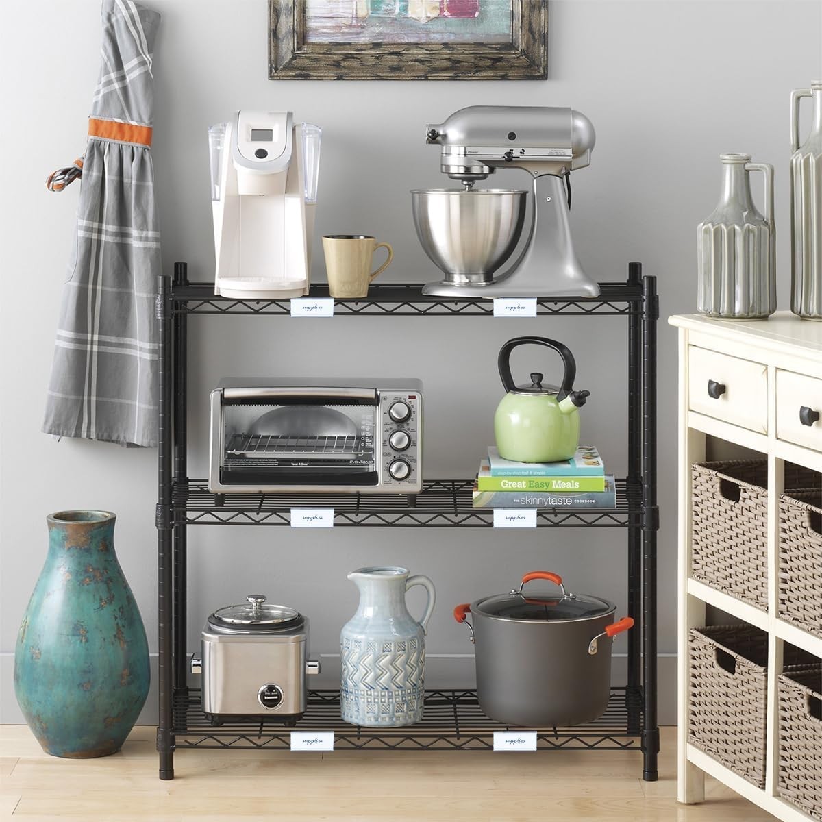 Effortless Shelf Organization: 100Pcs Label Holders with Label Inserts Included