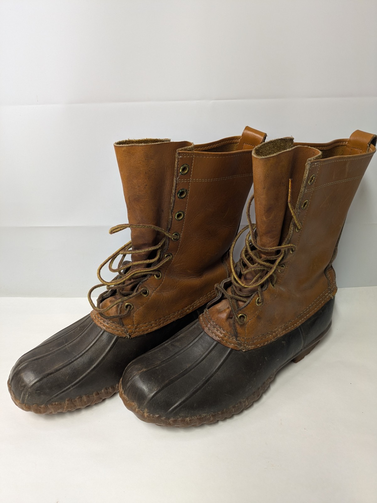 Vintage LL Bean Maine Hunting Shoe Men’s 9 M 10” Hunting Duck Boots Made In USA