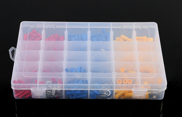 480pcs Electrical Wire Connector Assorted Insulated Crimp Terminal Spade Set Kit