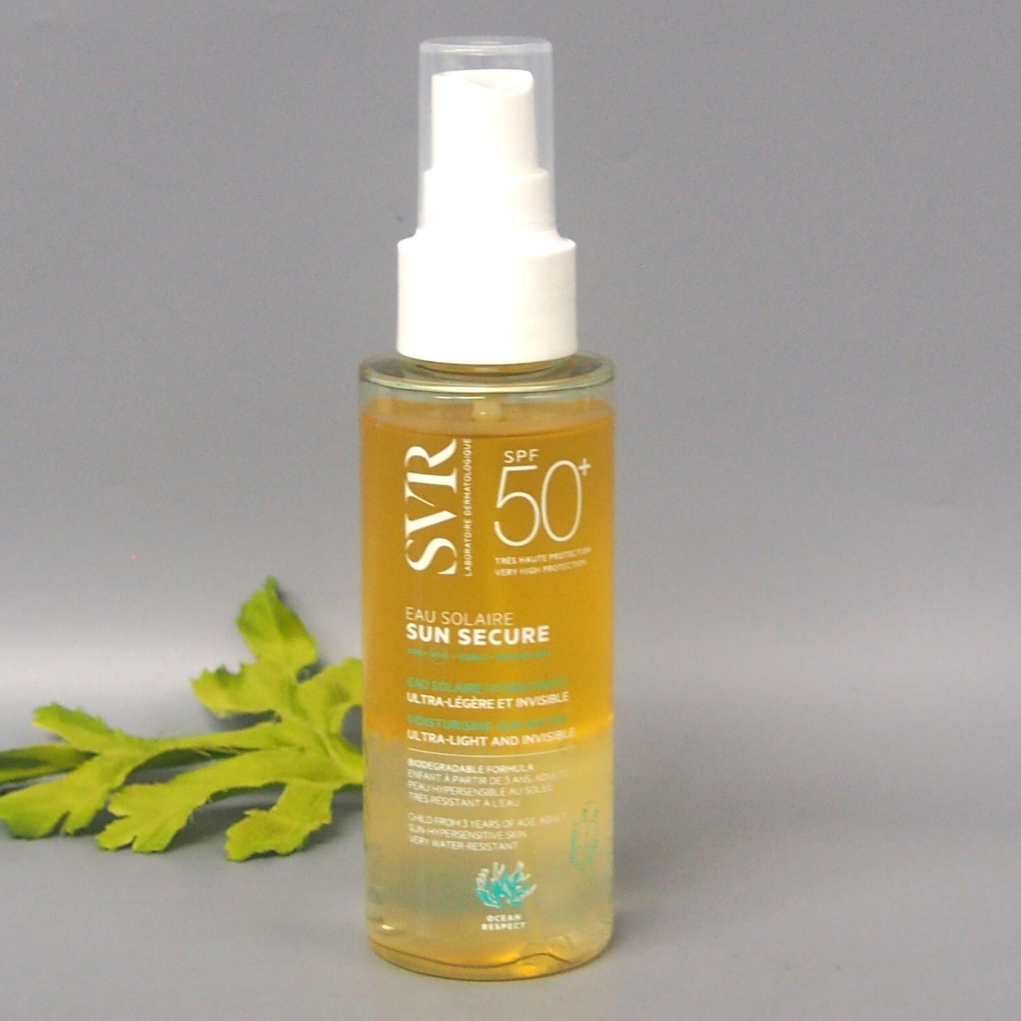 2 PACK SVR Sun Secure Eau Solaire SPF50+ Moisturizing Sun Water 3.4oz Exp 10/27