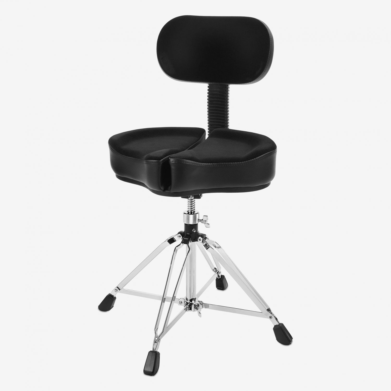 Ahead - SPG-BBR4 - 18" Spinal G Saddle w/ Back Rest, Black Cloth Top/Black