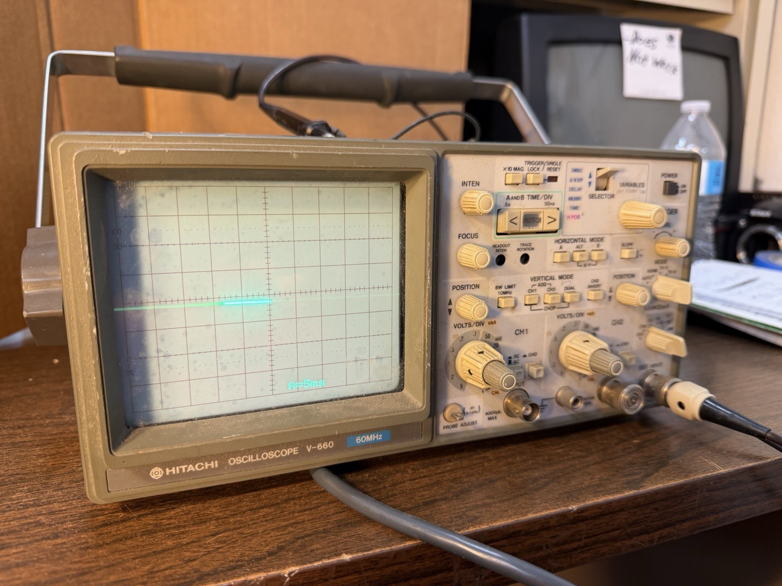 hitachi oscilloscope V-660, Tested & Working