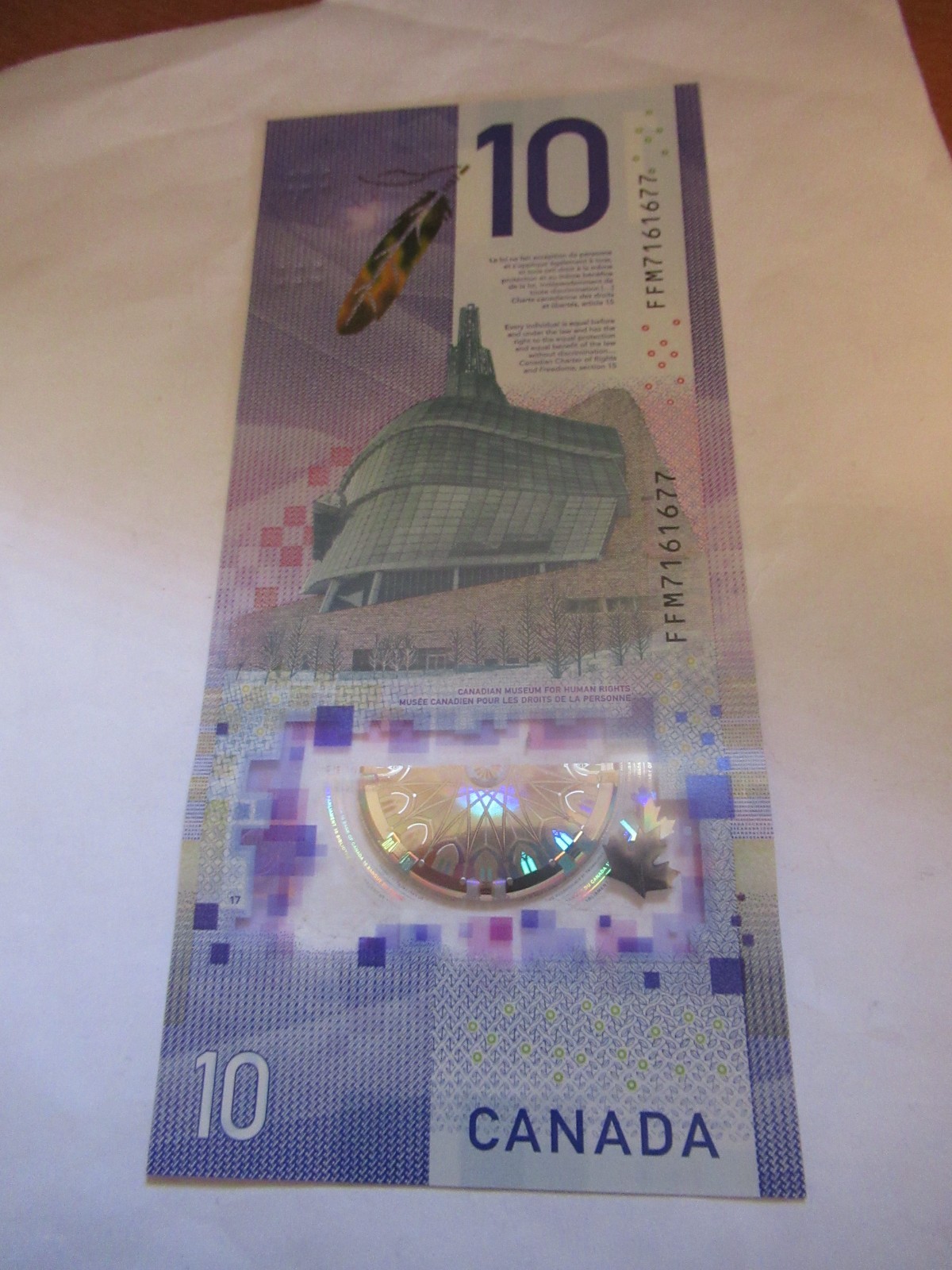 CANADA 2018 $10 DOLLAR VIOLA DESMOND FFM7161677
