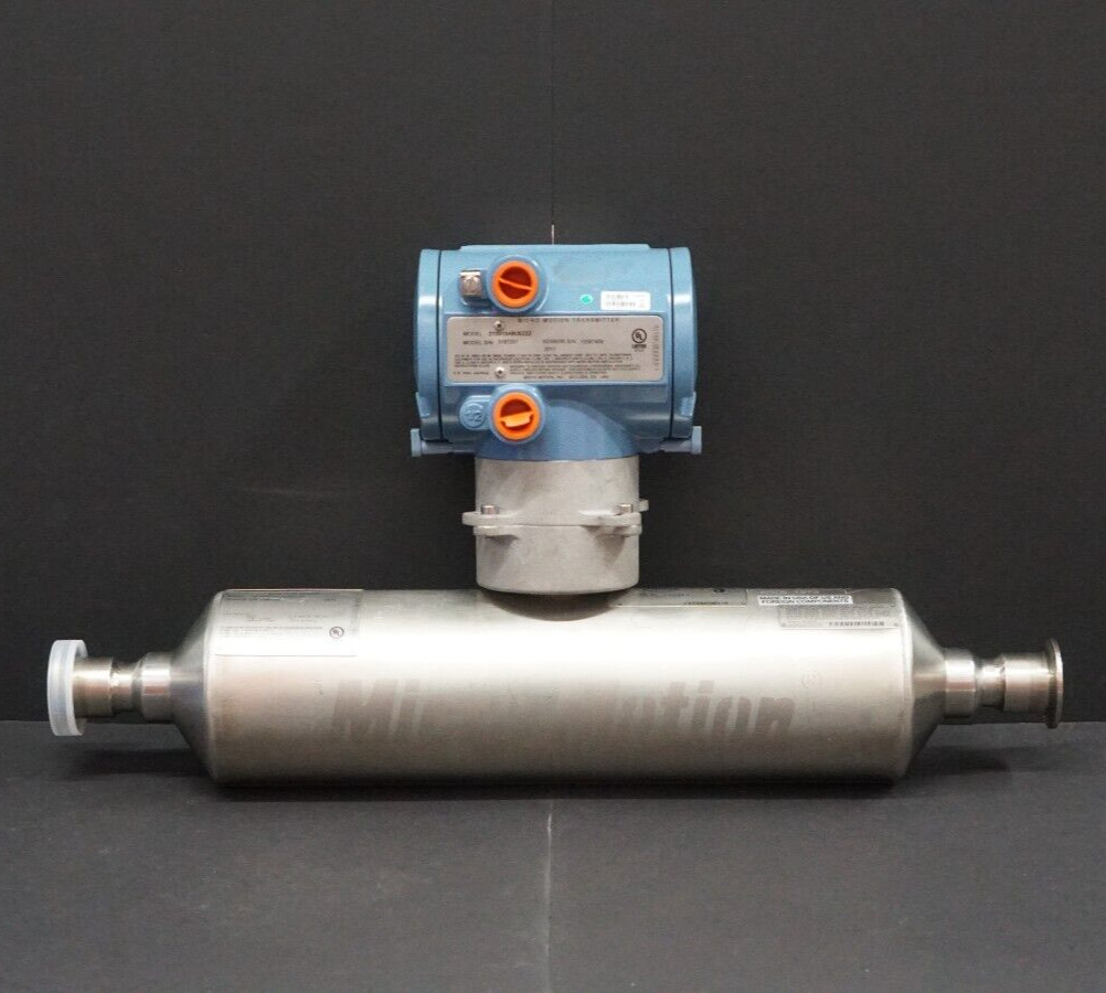 Micro Motion T075F623SCAUEZZZZ 1/2" Flow Sensor w/ 2700I13ABUEZZZ Transmitter
