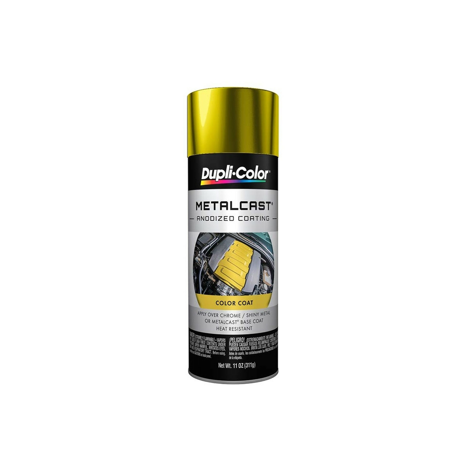 Anodized Color Coating 11 oz. Yellow Bright Metallic Finish 500°F Heat Resistant