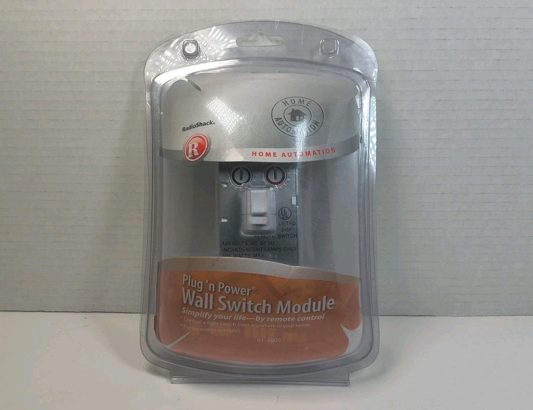 RadioShack Wall Switch Module Remote Controlled 61-3005 NIOB