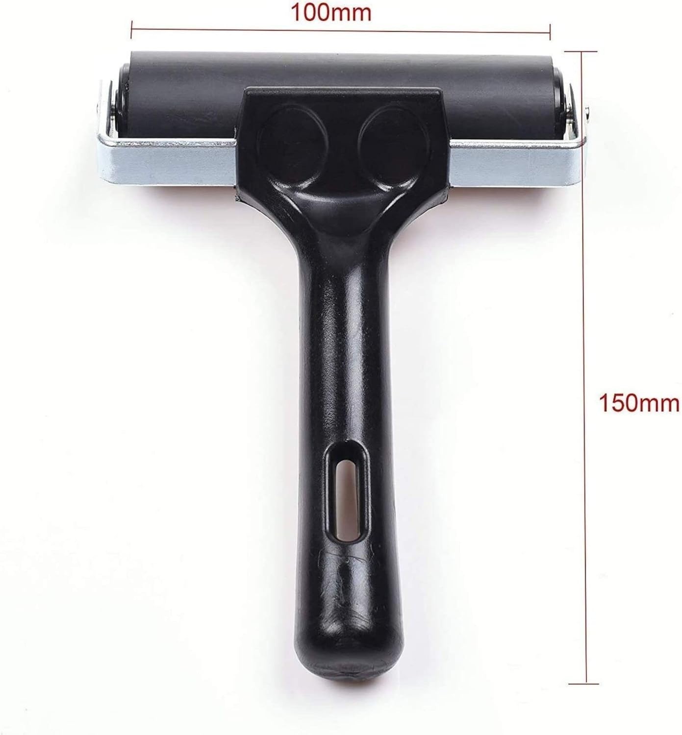 4-Inch Rubber Brayer Roller for Printmaking, Manual Roller Tool for Printmaki...