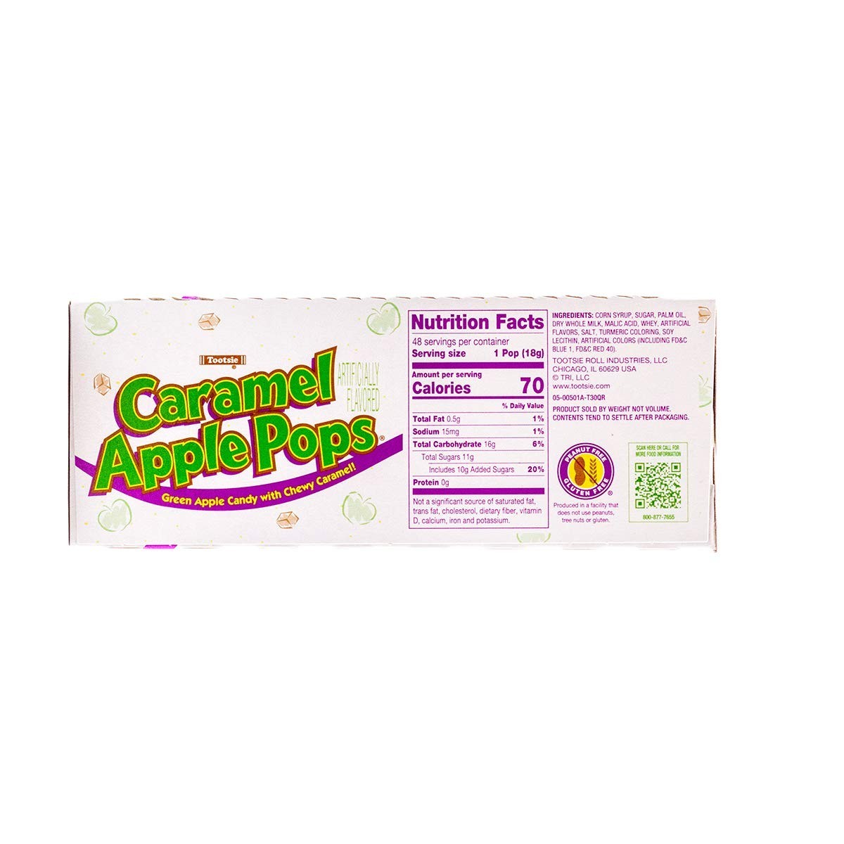 Indulgent Caramel Apple Pops - 48 Count Gourmet Candy, Perfect for All Ages
