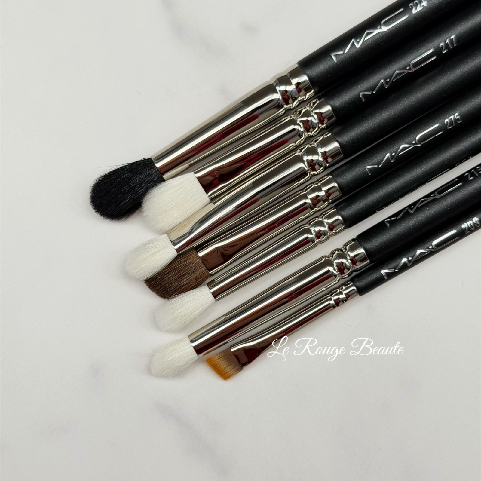 Mac 7Pcs Eyeshadow Brush Bundle Set - Full Size Old Version Natural Hair $280