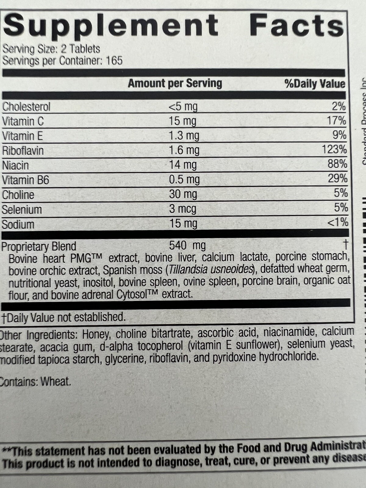 Standard Process Cardio Plus, 330 Tablets - Exp. 04/2026