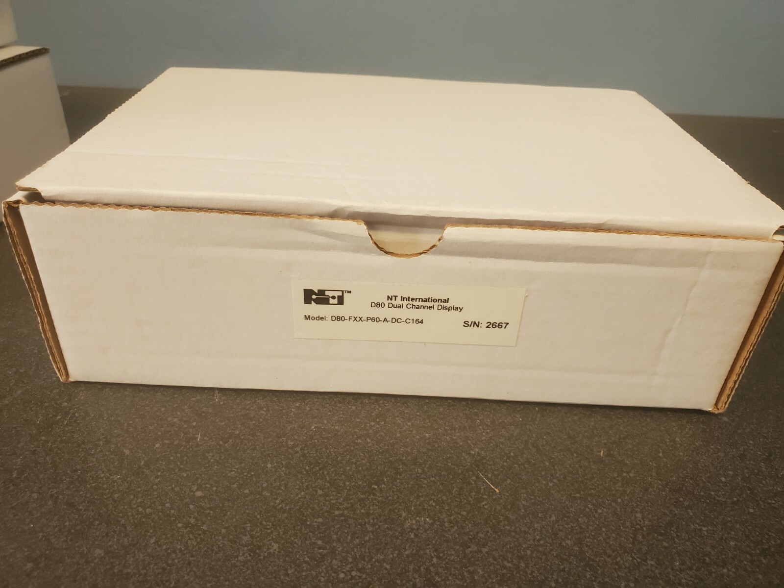 NT International D80-FXX-P60-A-DC-C164 Dual Channel Display