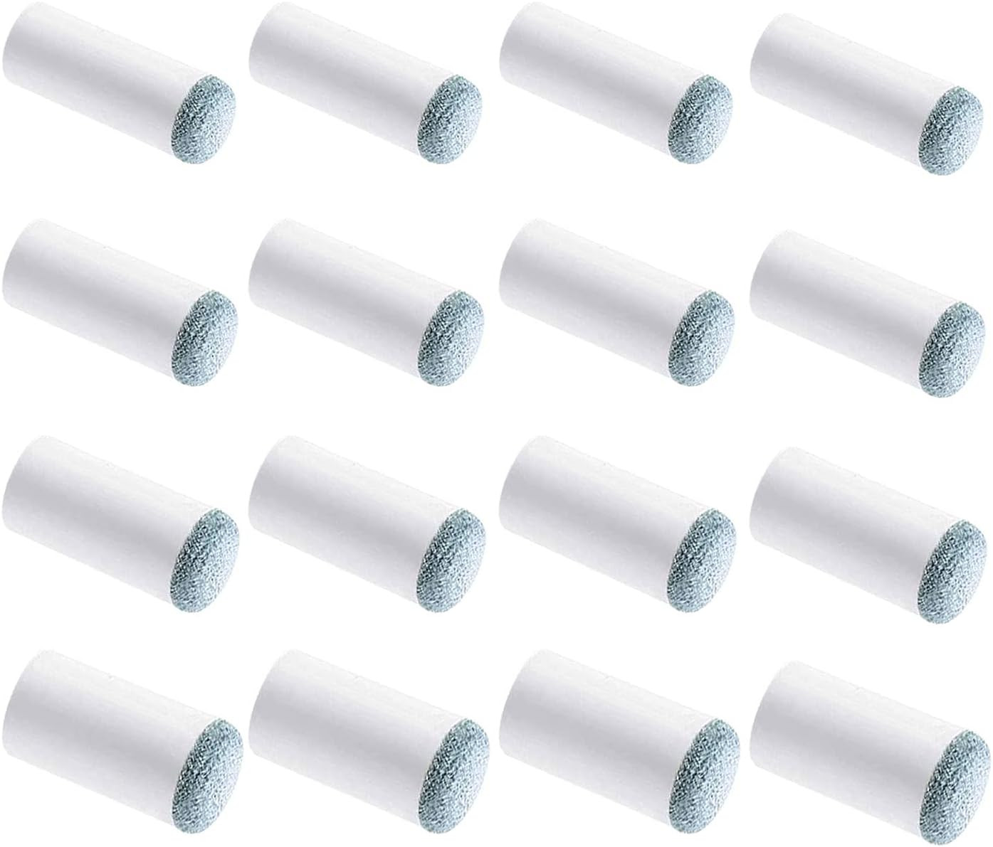 80 Pcs Assorted Size Pool Cue Tips Replacement Kit Slip on Billiard Cue Tips 4 S